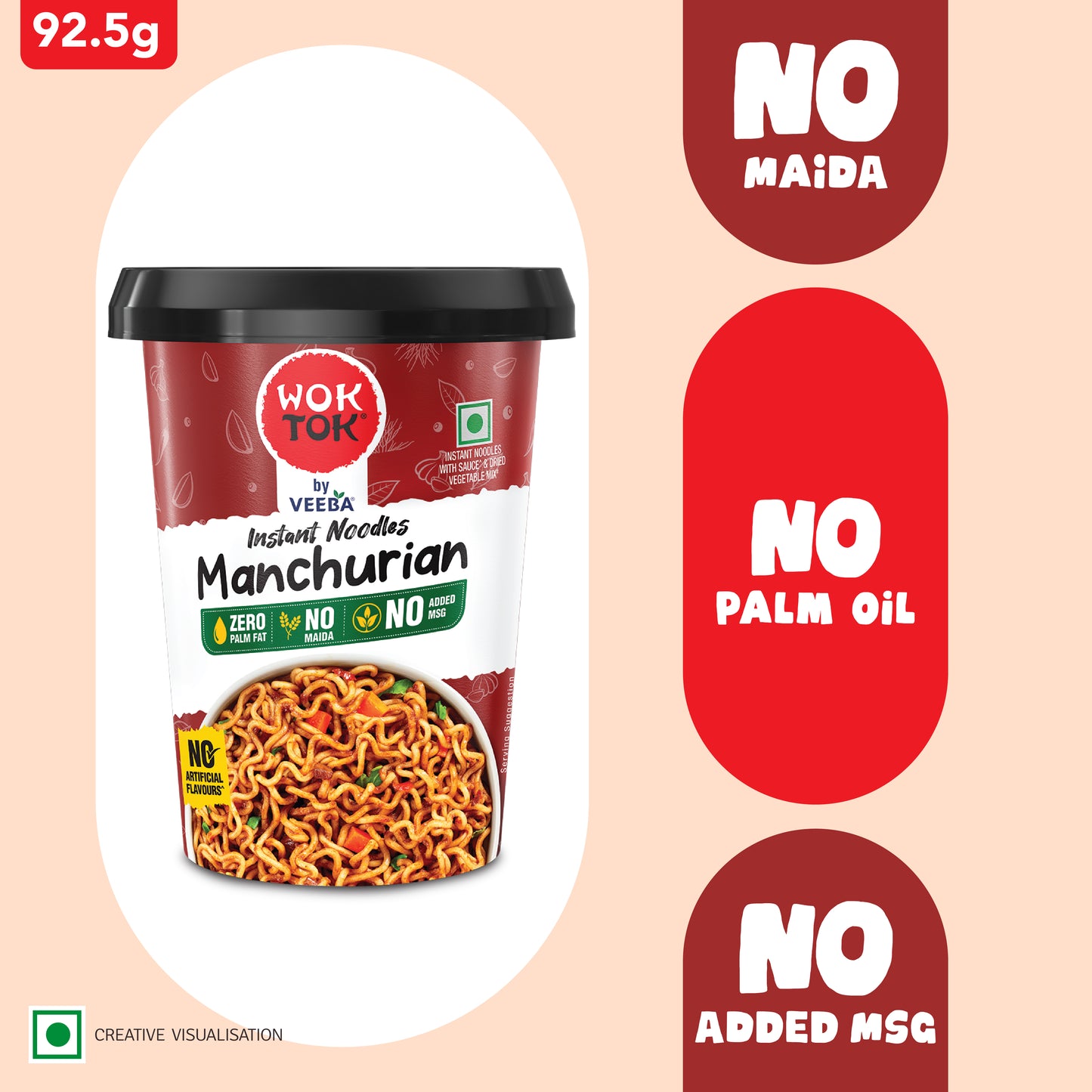 Instant Cup Noodles Manchurian (92.5G)