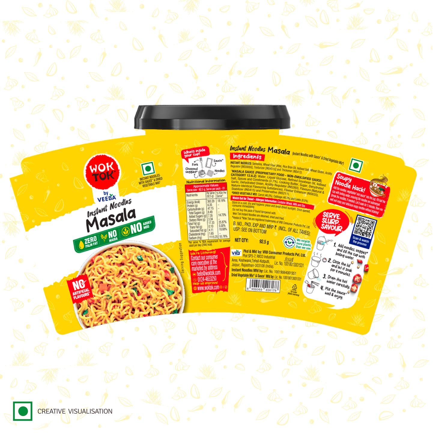 Midnight Cravings | Instant Cup Noodles (Pack of 3 x 92.5G)