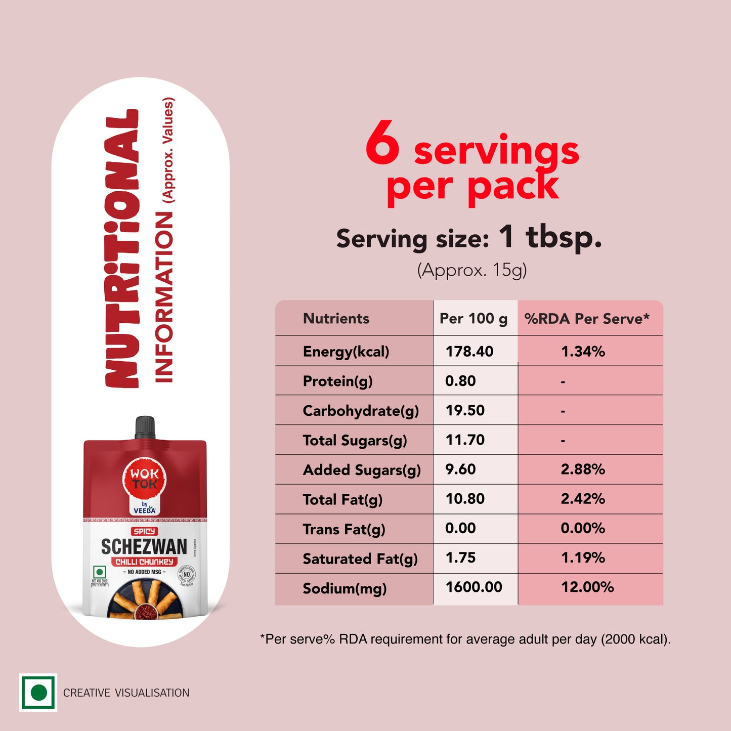 Schezwan Chilli Chunkey (100G)