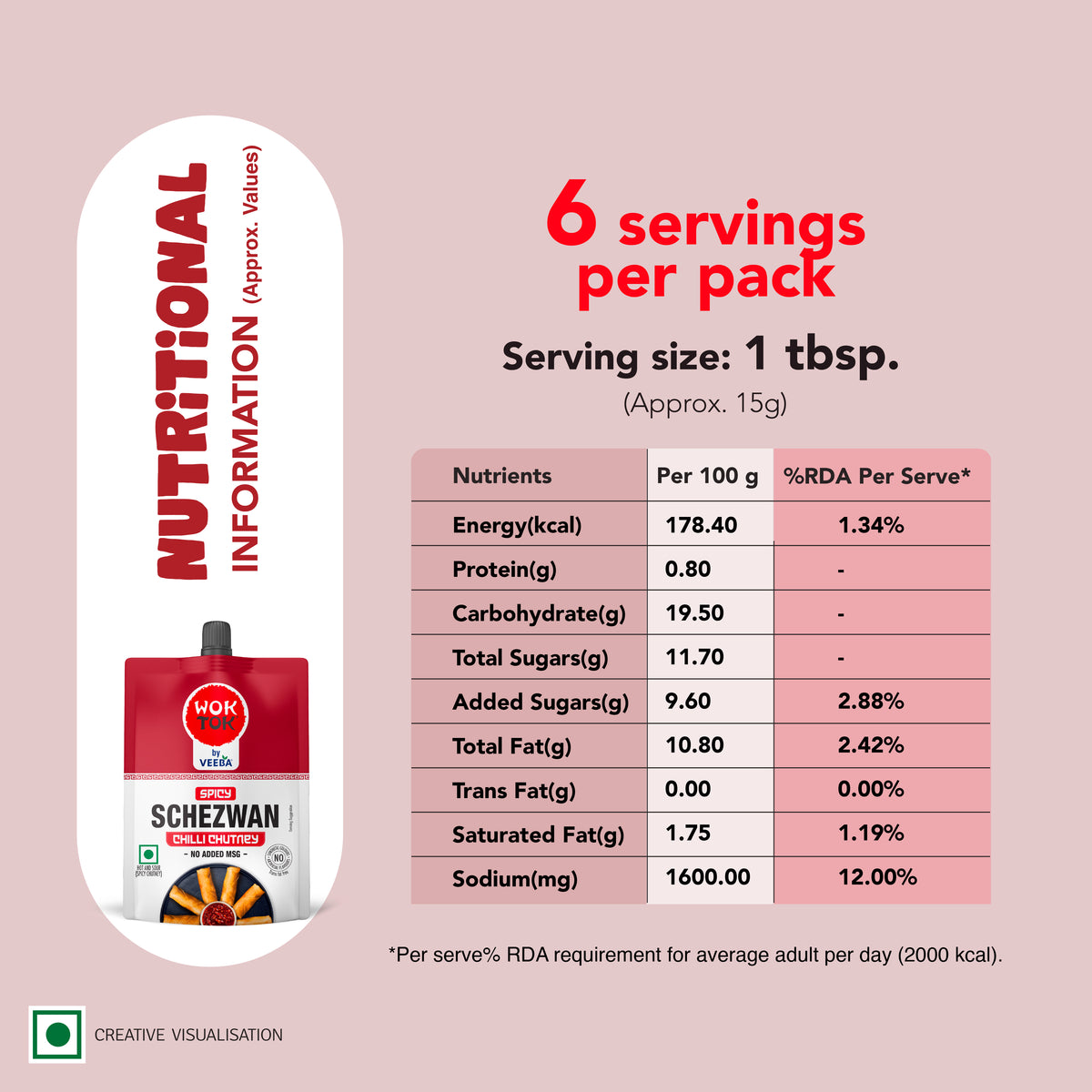 Schezwan Chilli Chunkey (100G)
