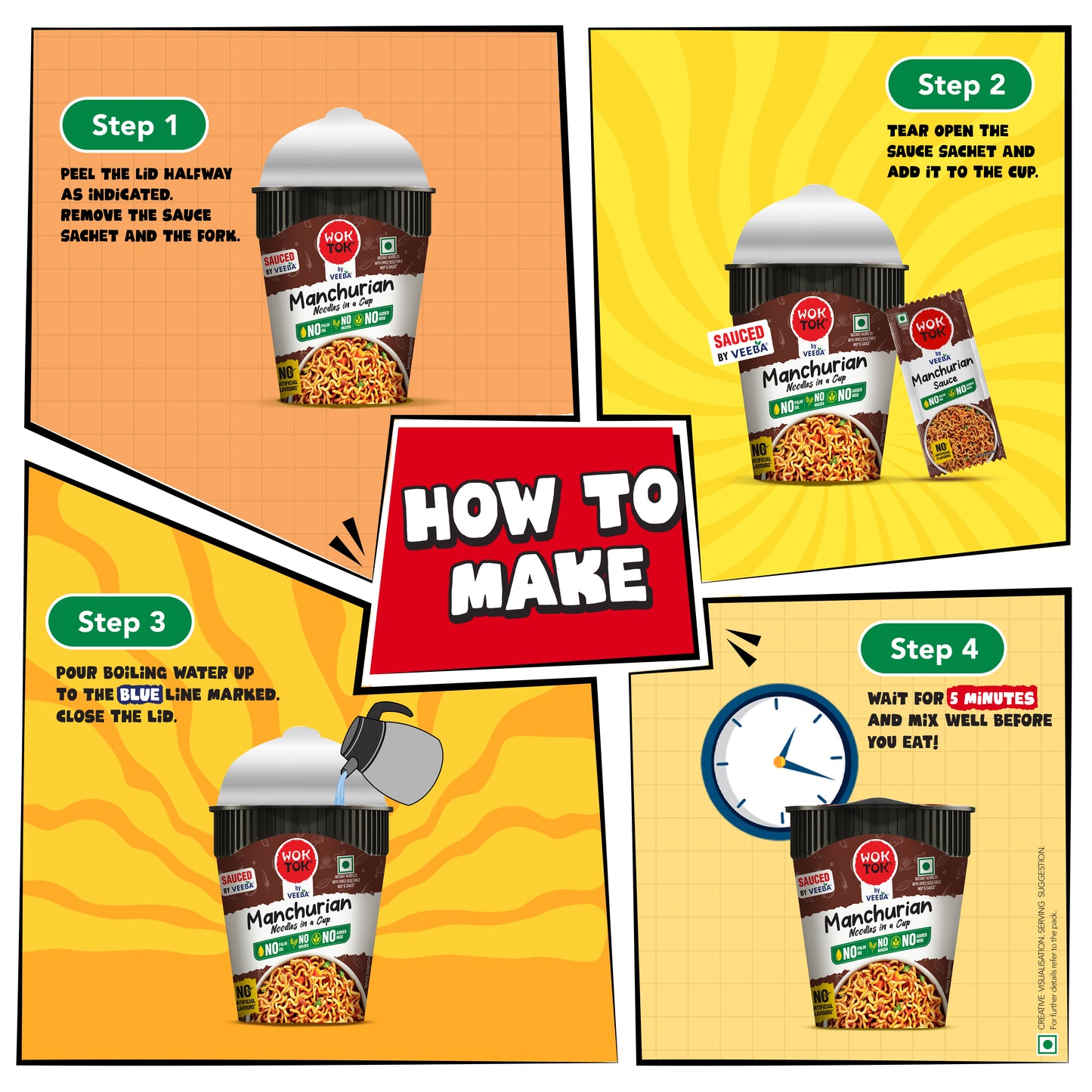 Manchurian  Noodles in a Cup (92.5G)