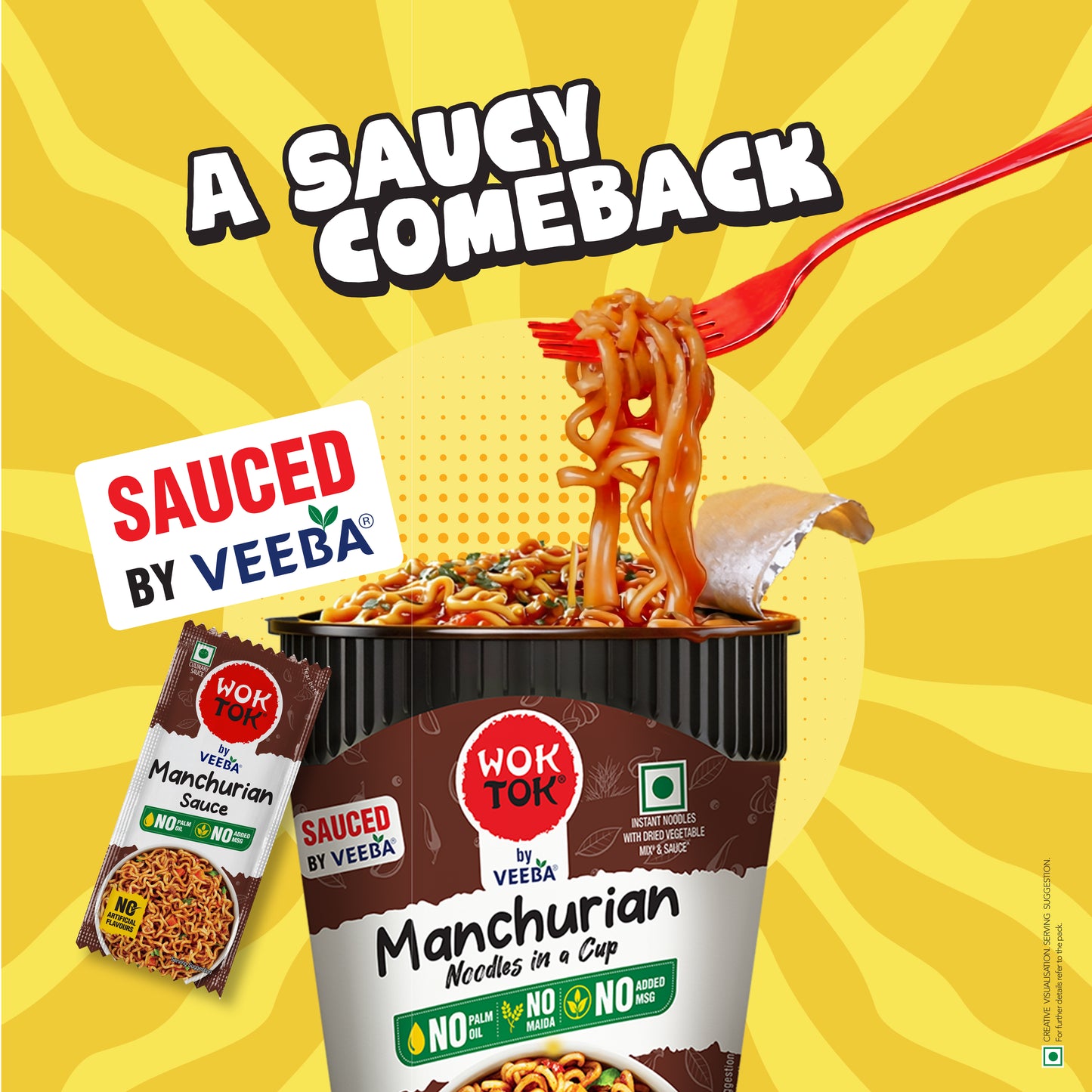 Manchurian  Noodles in a Cup (92.5G)