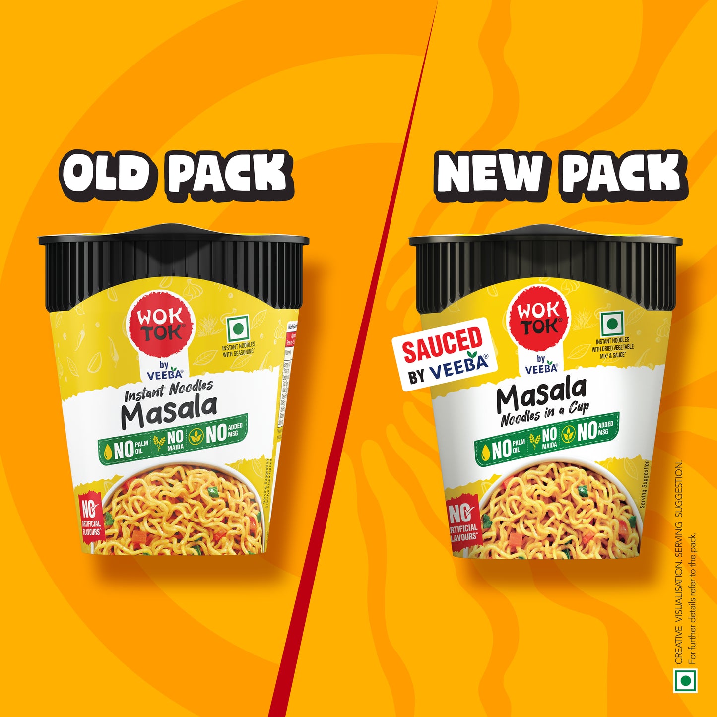 Masala Mania! | Instant Cup Noodles (Pack of 4 x 92.5G)