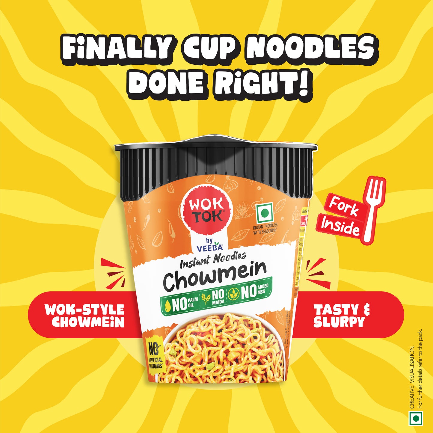 Instant Cup Noodles Chowmein (75.5G)
