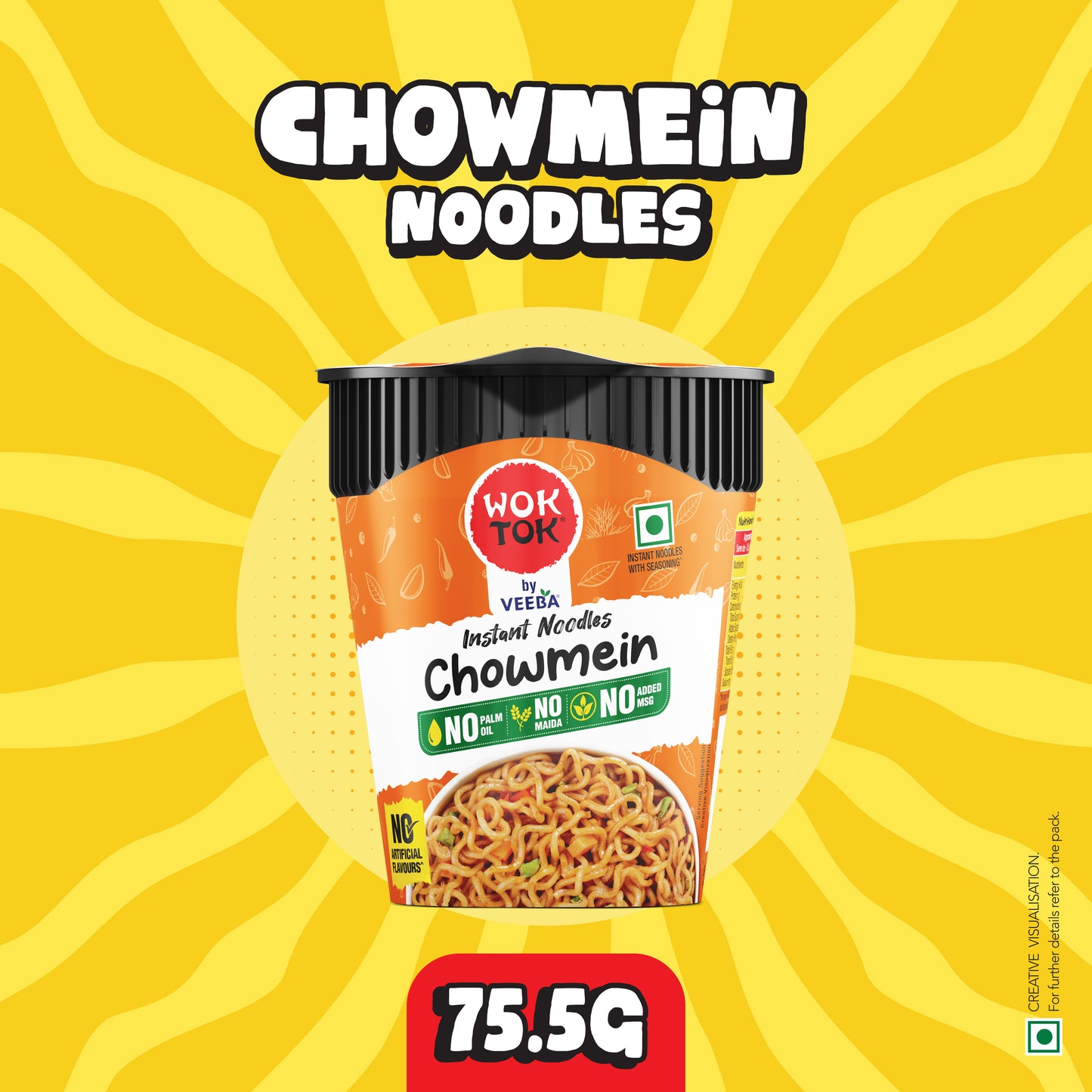 Instant Cup Noodles Chowmein (75.5G)