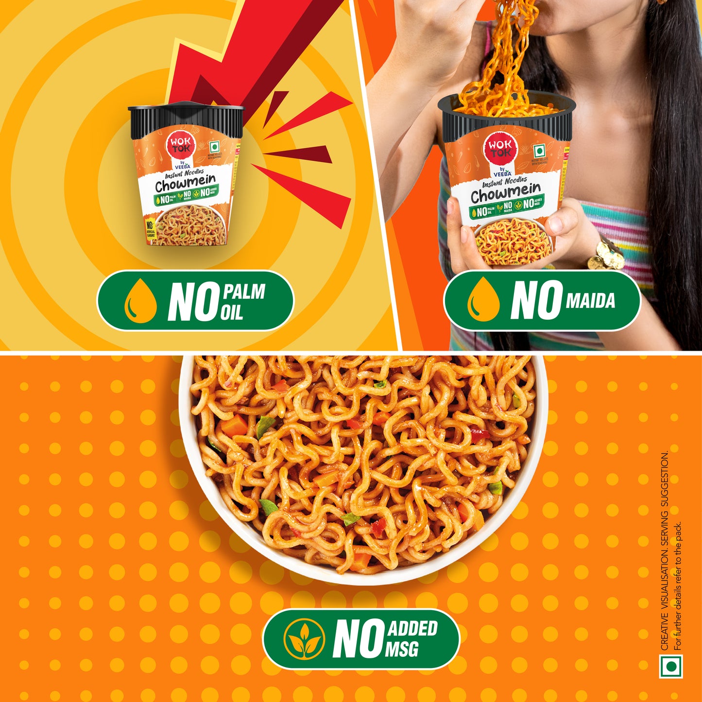 Instant Cup Noodles Chowmein (75.5G)