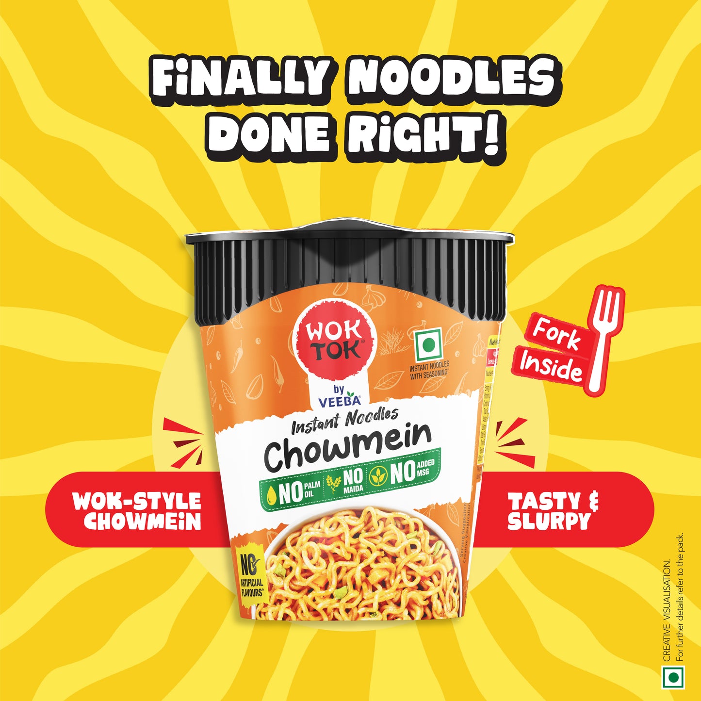 Instant Cup Noodles Chowmein (75.5G)