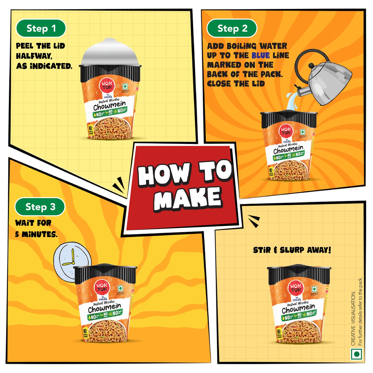 Instant Cup Noodles Chowmein (75.5G)