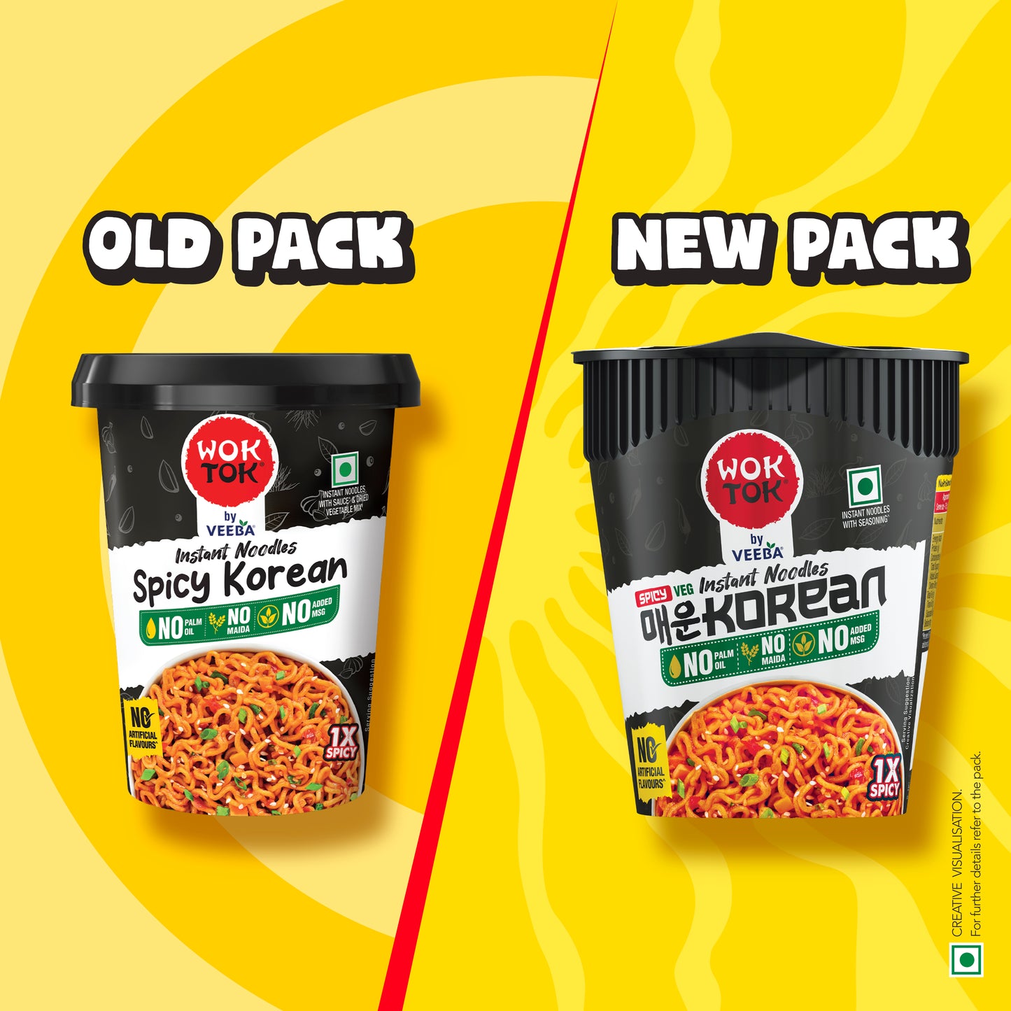 Instant Cup Noodles Spicy Korean (75.5G)