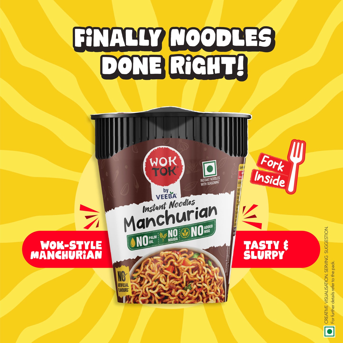 Instant Cup Noodles Manchurian (75.5G)