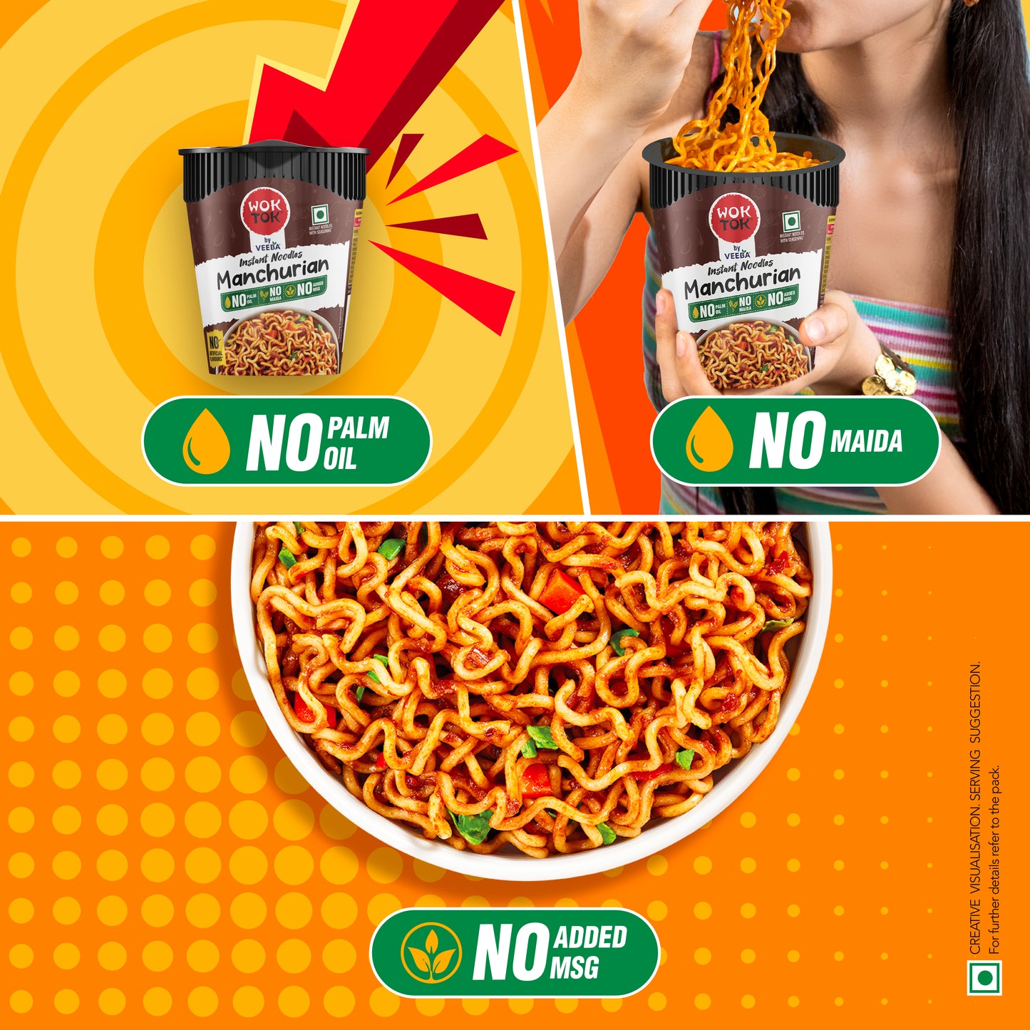 Instant Cup Noodles Manchurian (75.5G)