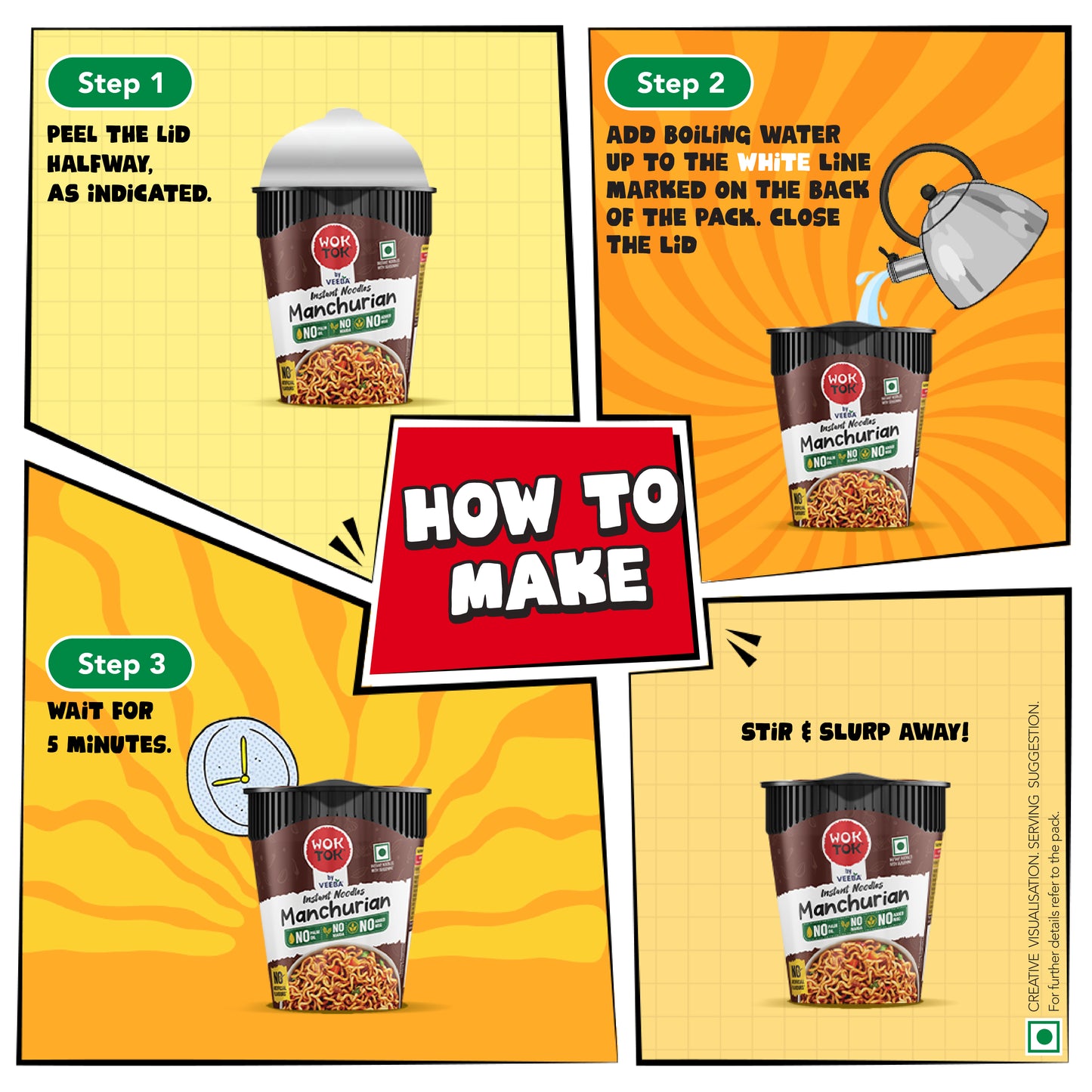 Instant Cup Noodles Manchurian (75.5G)