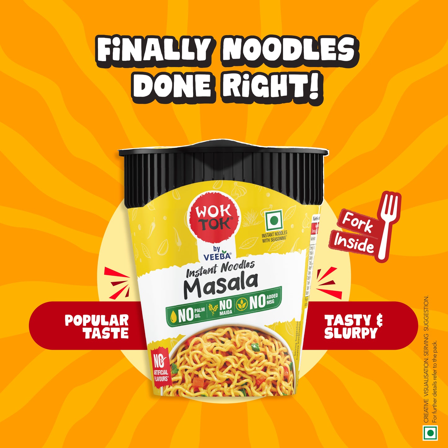 Instant Cup Noodles Masala (75.5G)
