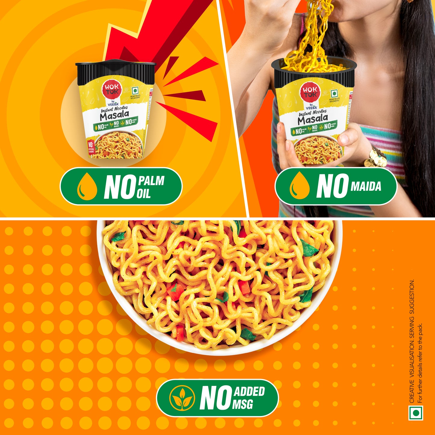 Instant Cup Noodles Masala (75.5G)