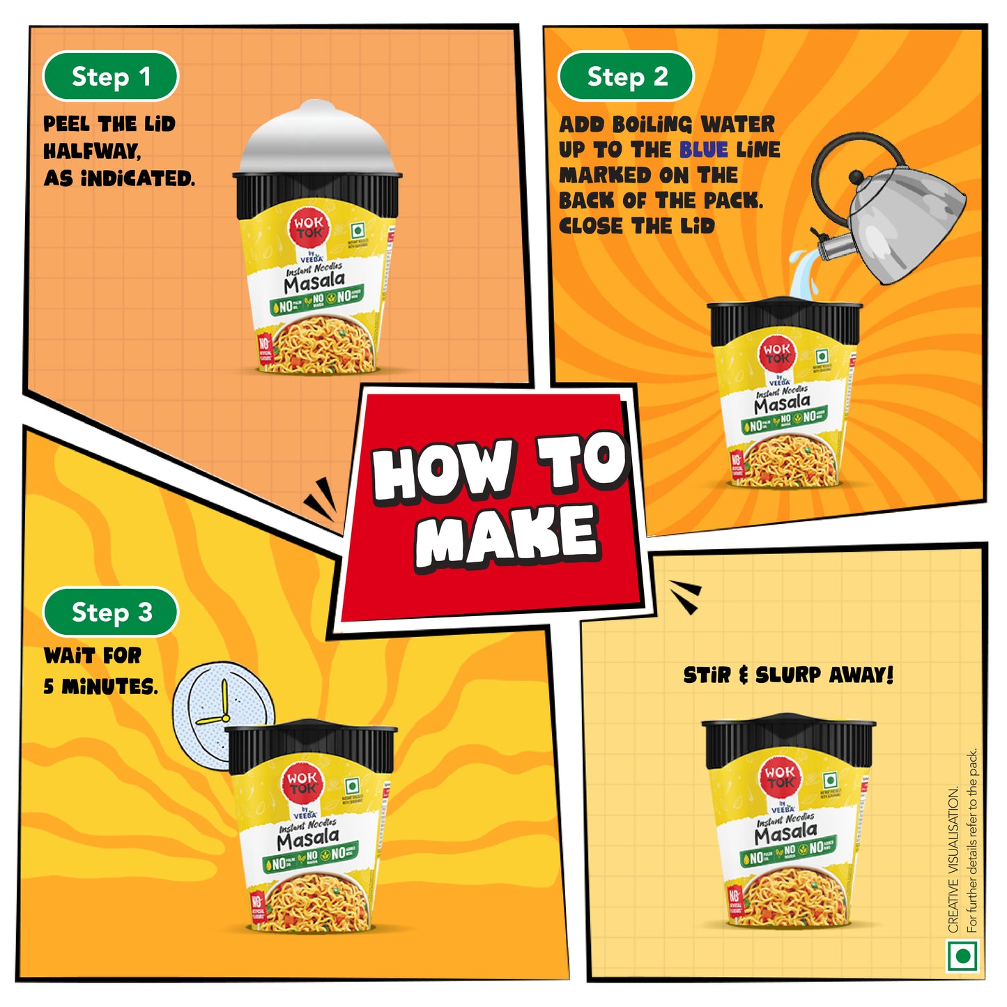 Instant Cup Noodles Masala (75.5G)