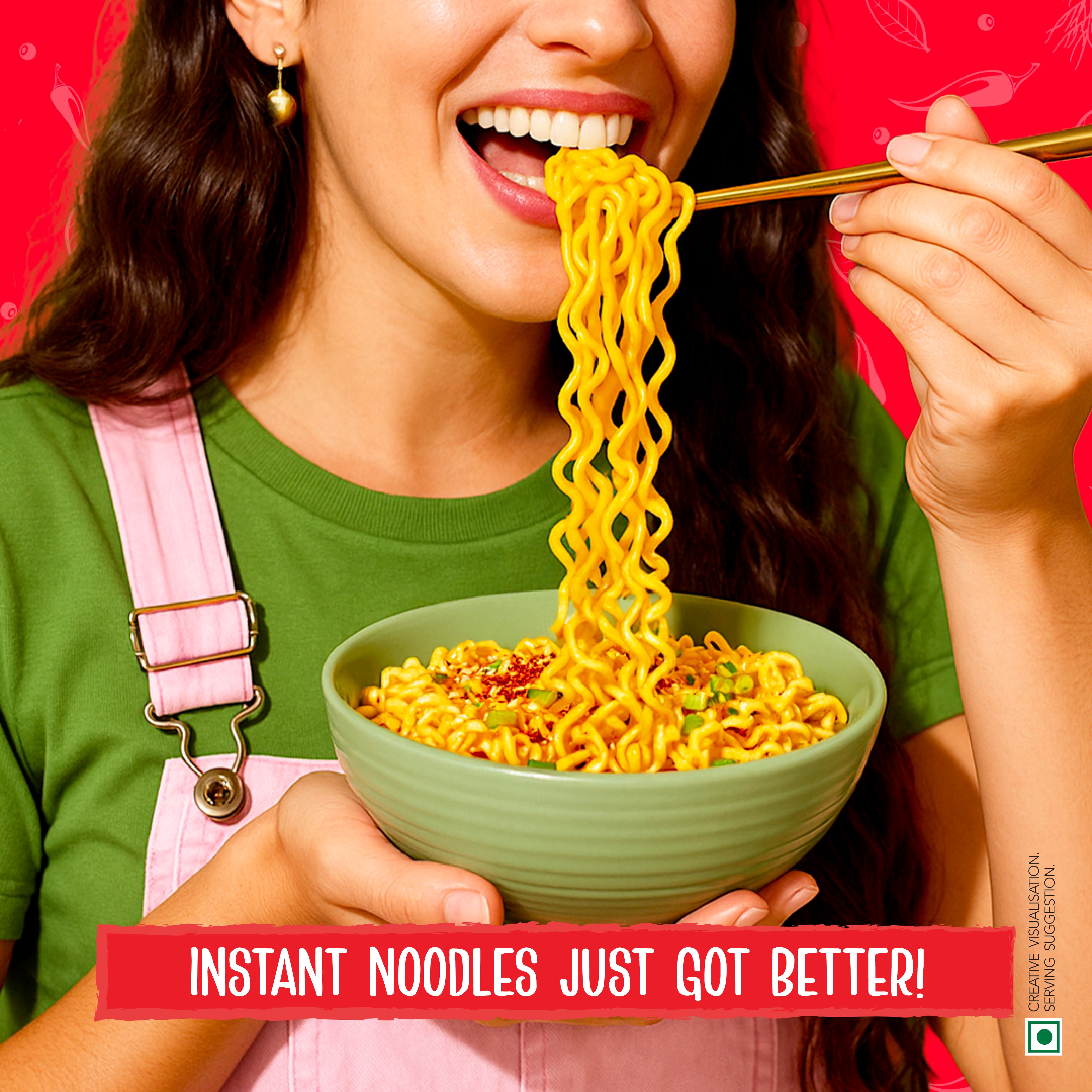 Masala No Onion No Garlic Instant Noodles (66G) – Wok Tok