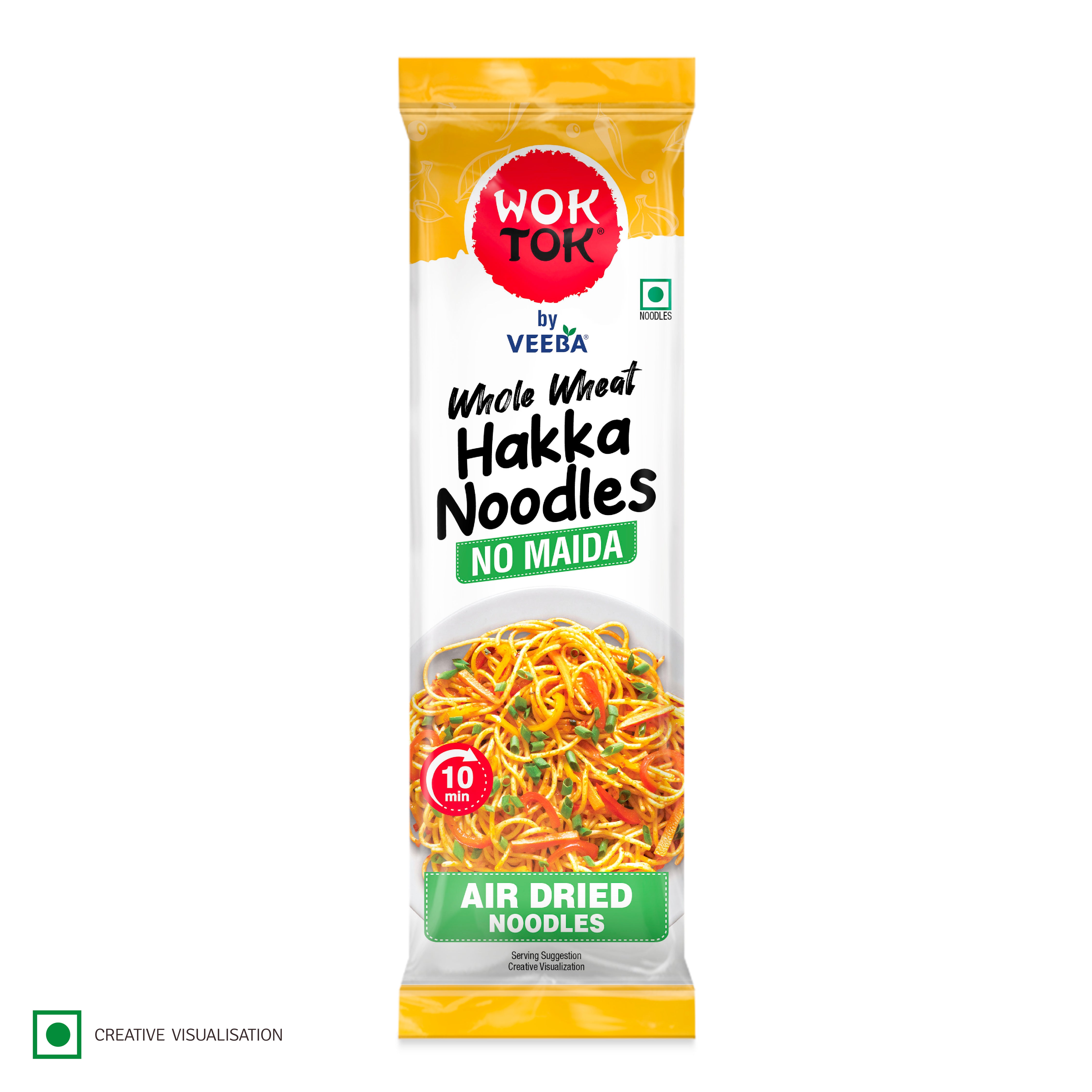 Whole Wheat Hakka Noodles (140G) – Wok Tok