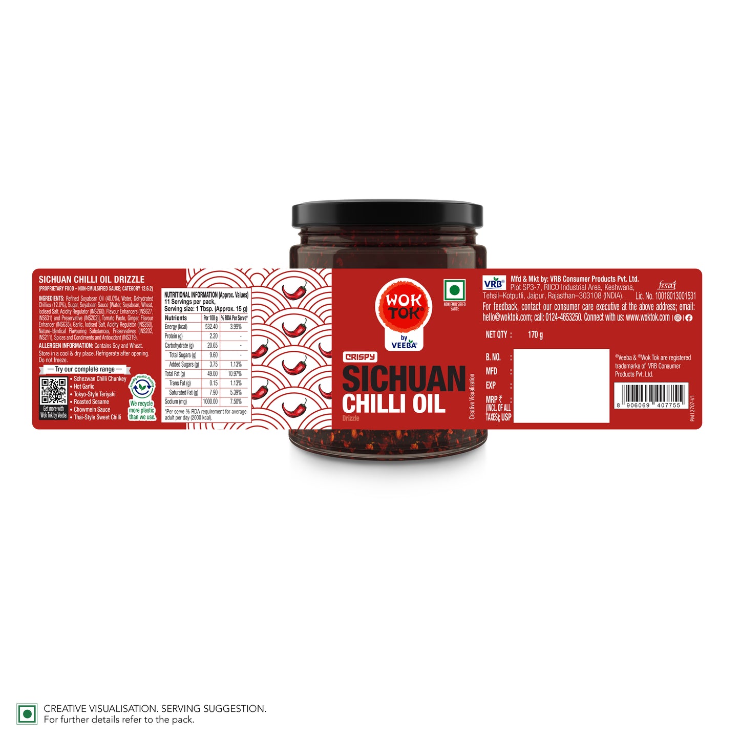 Sichuan Chilli Oil Drizzle 170G