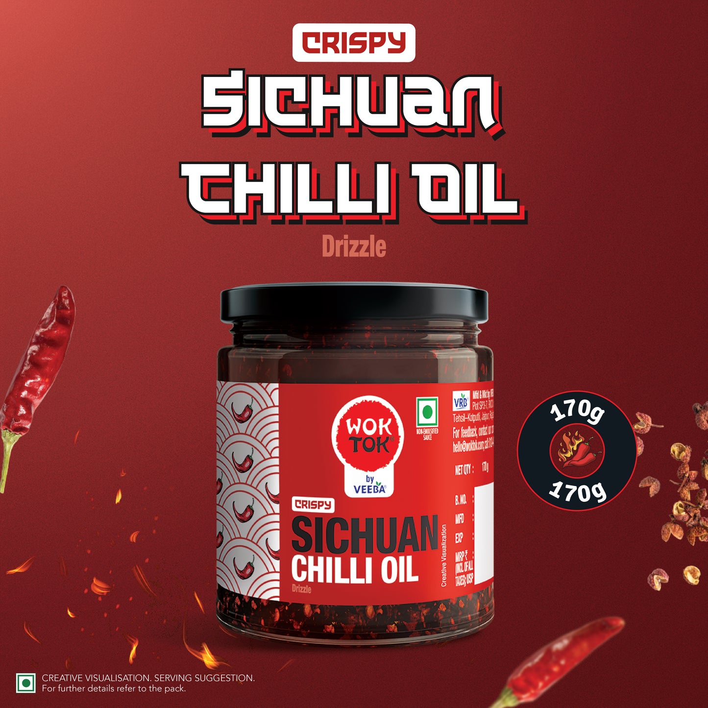 Sichuan Chilli Oil Drizzle 170G